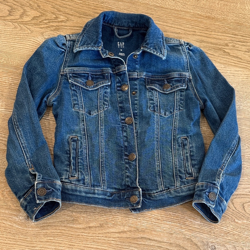 GAP Girl's Classic Indigo Denim Jacket